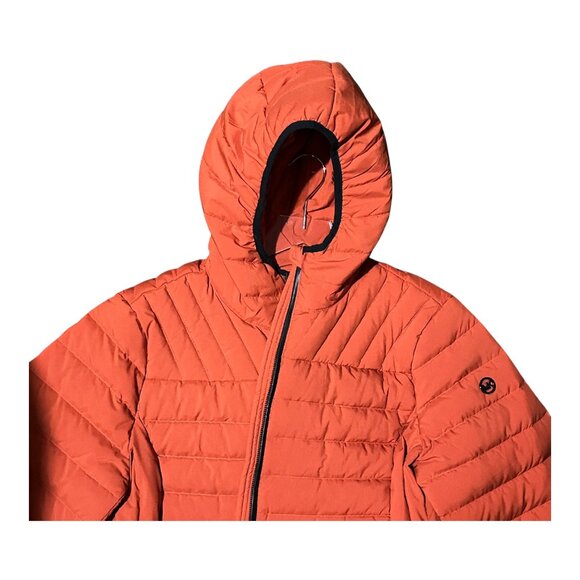 Michael Kors Hooded Down Quilted Puffer Jacket Sienna Rust Women Size XL - Picture 4 of 12
